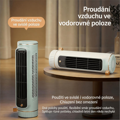 Přenosný mini ventilátor – kupte druhý kus za 50 % ceny a užijte si osvěžující chlad kdykoliv!