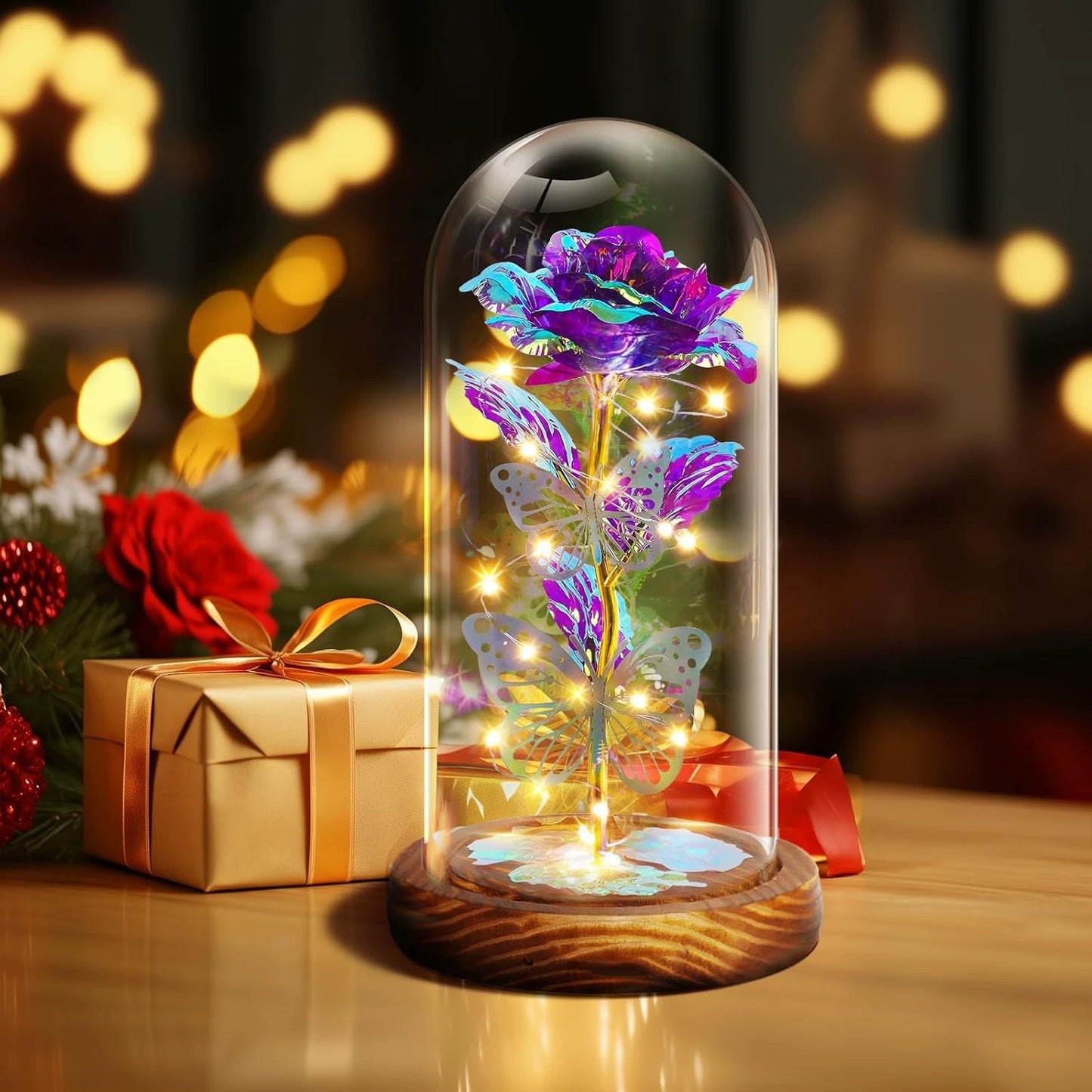 Valentýnský dárek🎁 – růže, která nikdy neuvadne, symbol dokonalé lásky 💖. Darujte ji tomu, koho milujete nejvíc!