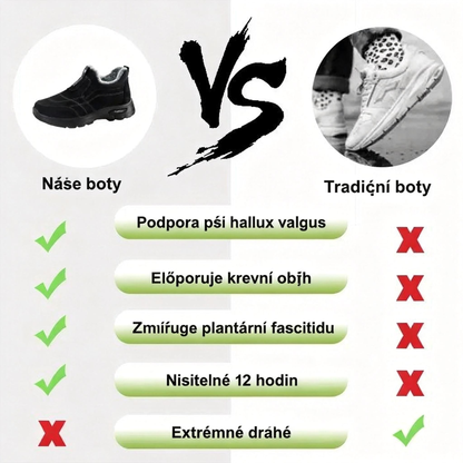 [🎉 Exkluzivně pro členy ]【🎁50% SLEVA DNES – NEZMEŠKEJTE TO】Ergonomicky navržené ortopedické zimní boty – podpora klenby 👞Úleva od bolesti při chůzi