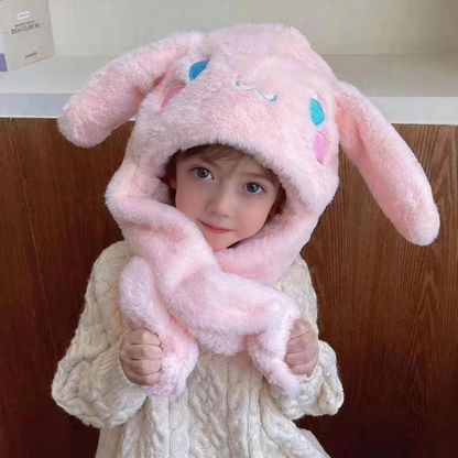 Vnoučaty neodolatelný velikonoční dárek – hebká králičí čepice s pohyblivými oušky 🐰