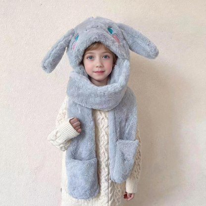 Vnoučaty neodolatelný velikonoční dárek – hebká králičí čepice s pohyblivými oušky 🐰