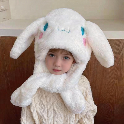 Vnoučaty neodolatelný velikonoční dárek – hebká králičí čepice s pohyblivými oušky 🐰