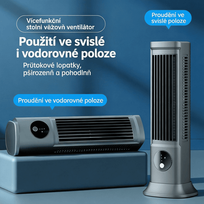 Přenosný mini ventilátor – kupte druhý kus za 50 % ceny a užijte si osvěžující chlad kdykoliv!