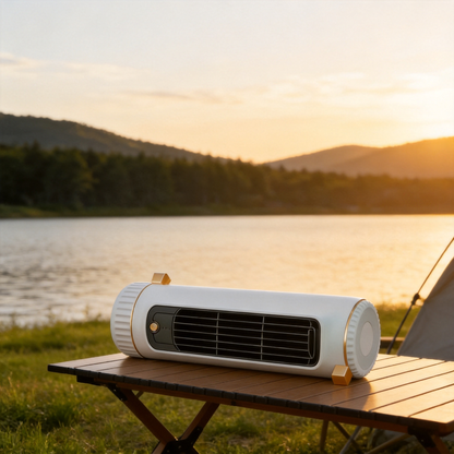 Přenosný mini ventilátor – kupte druhý kus za 50 % ceny a užijte si osvěžující chlad kdykoliv!
