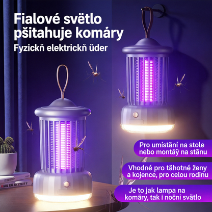 [🎉 Exkluzivně pro členy ]🦟 Závěsná UV lampa proti komárům – účinná, zdravá a bezchemická ochrana ✨
