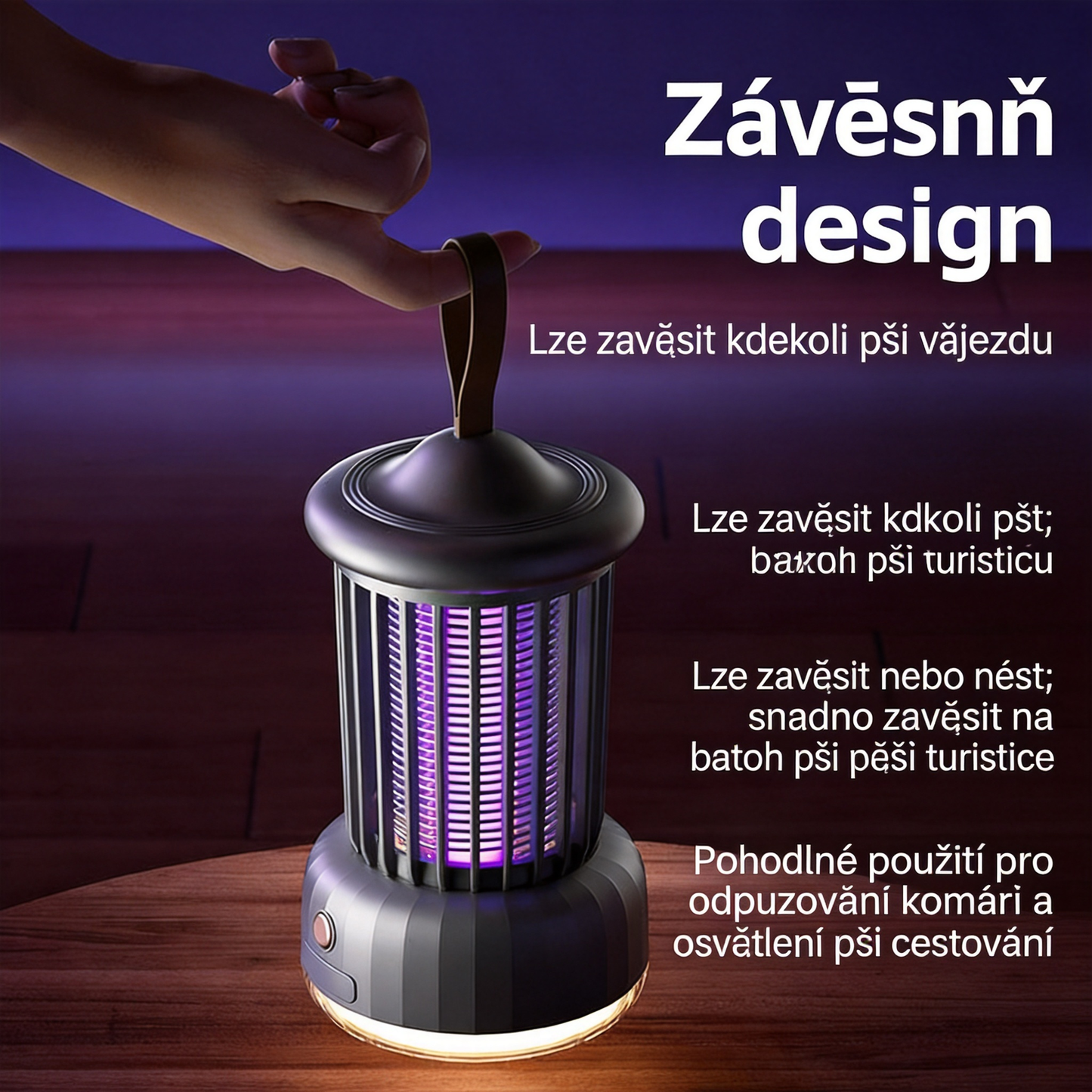 [🎉 Exkluzivně pro členy ]🦟 Závěsná UV lampa proti komárům – účinná, zdravá a bezchemická ochrana ✨